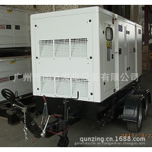 225kVA / 180kw Wasserkühlung Mobile Diesel Schalldichte Anhänger Generator Set mit Yto